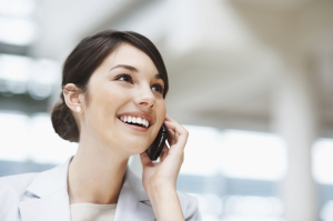 Woman Calling for a consultation